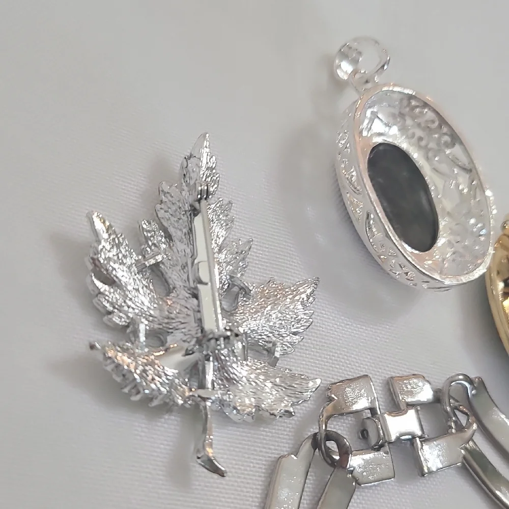 Silver and Gold Jewelry Set
